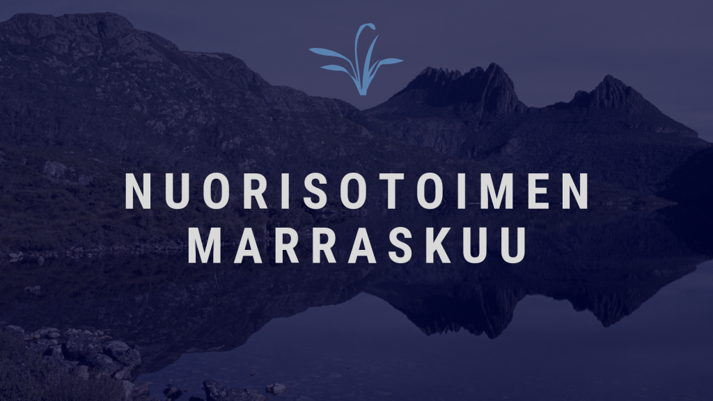 Tekstinä nuorisotoimen marraskuu.