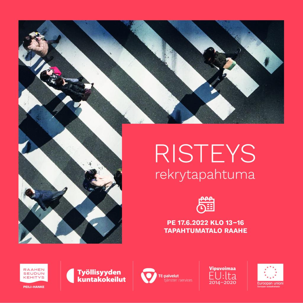 Risteys-rekrytointitapahtuman mainos