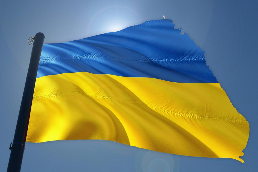 Ukrainan lippu.