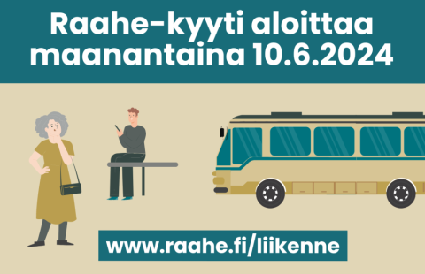 Raahe-kyyti aloittaa maanantaina 10.6.2024.