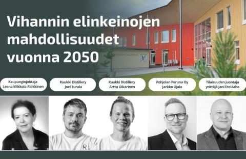 Vihannin elinkeinojen mahdollisuudet vuonna 2050- mainoskuva.